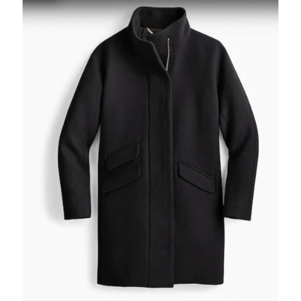 J.Crew Black Wool Coat